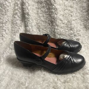 De Comfort Cindee leather Black Mary Jane Shoes with BOA closure system SZ12W